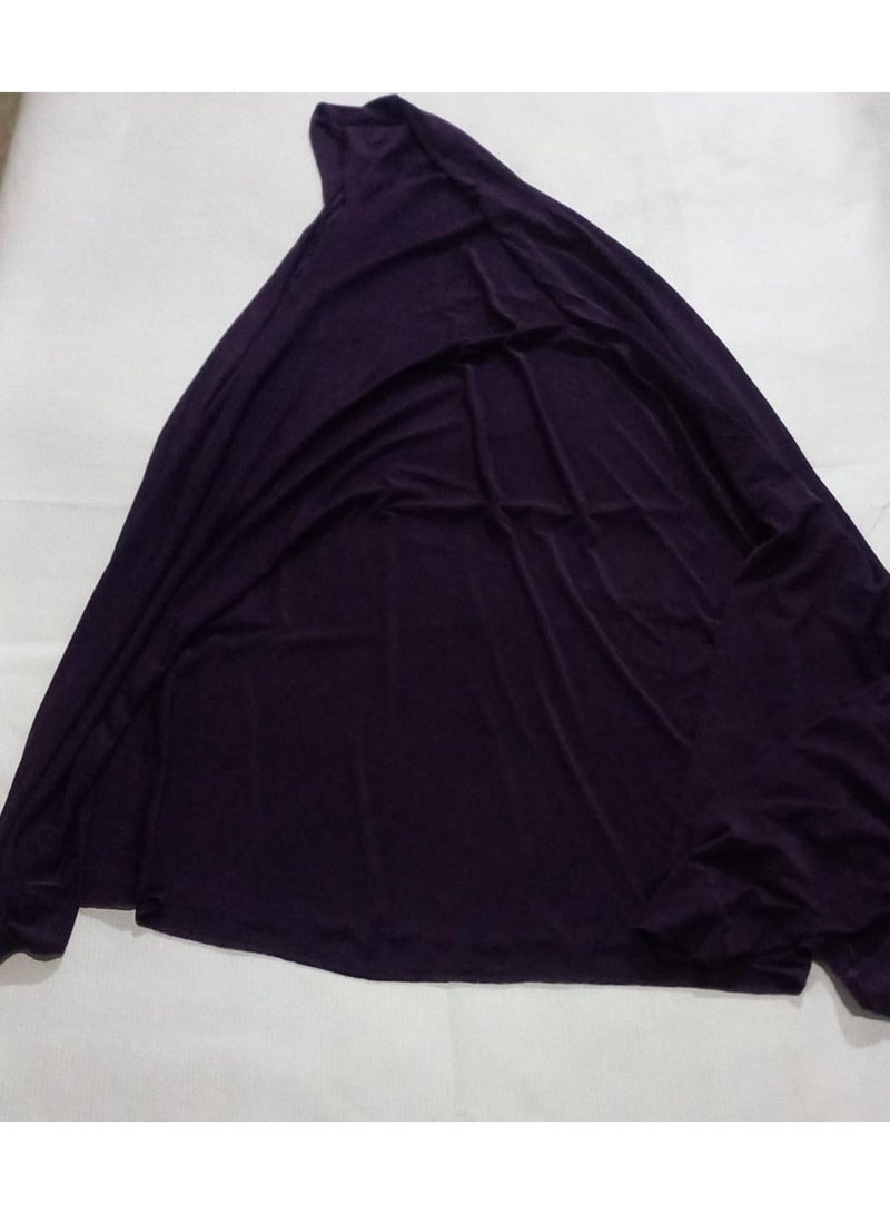 Saudi Women Khimar Size 6XL Soft Fabric Loose and Comfortable for Prayer - Image 1
